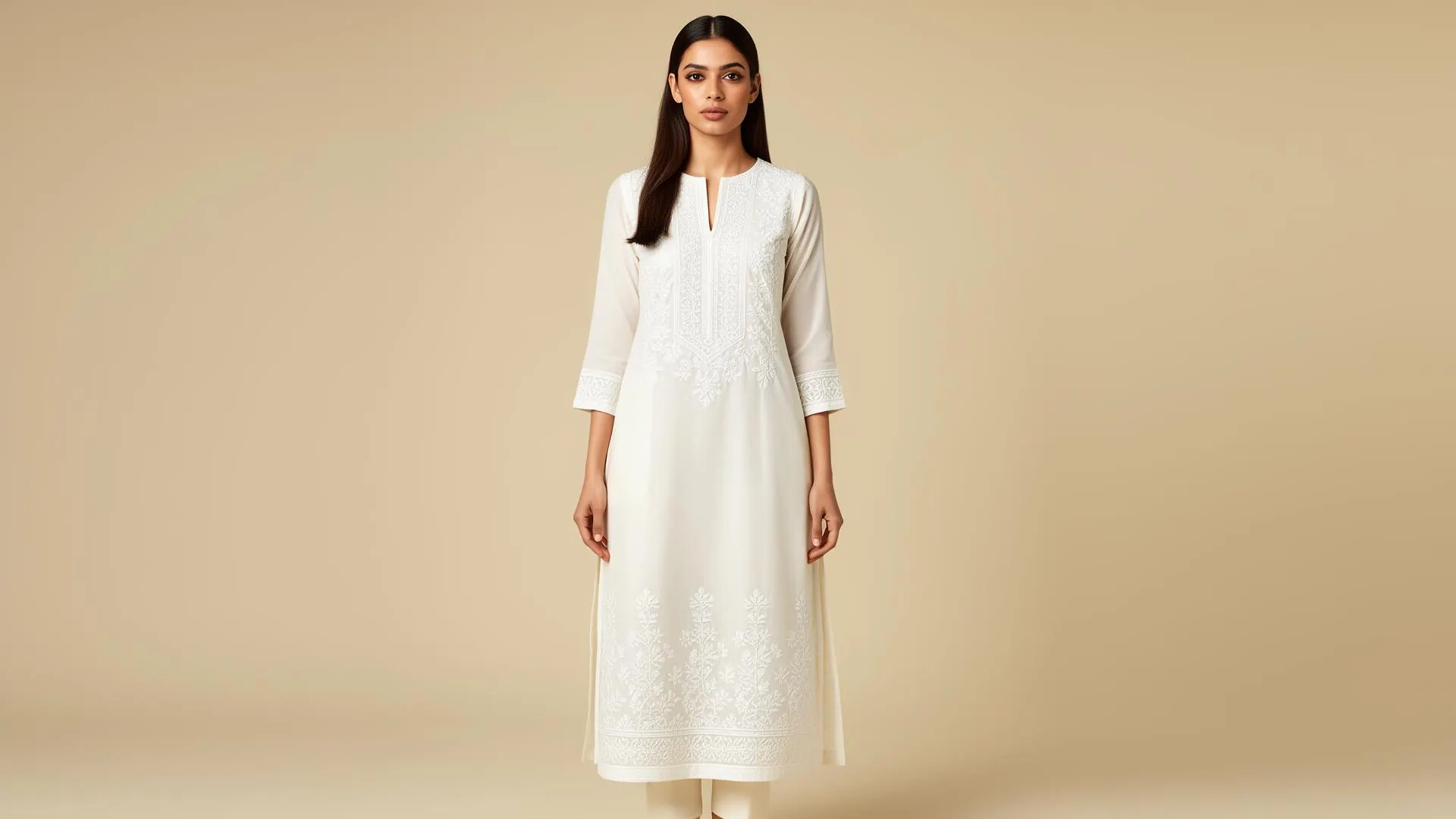 Timeless Ivory Chikankari collection